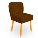 Ver imagem 4 de Kit Cadeira Pétala para Sala de Jantar Confortável e Reforçada Suede