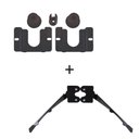 Ver imagem 1 de Kit Suporte Universal Fixo de parede para Tvs e Suporte para DVDs e Periféricos