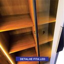 Ver imagem 5 de Guarda Roupa Casal com Vidro Reflecta e LED 6 Portas 6 Gavetas 100% MDF Prime