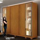 Ver imagem 4 de Guarda Roupa Casal com Vidro Reflecta e LED 6 Portas 6 Gavetas 100% MDF Prime