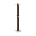 Ver imagem 2 de Closet Modulado Aberto 38,2cm com Cabideiro Az1018 Tecno Mobili - Nogal/branco