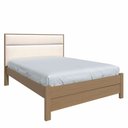 Ver imagem 1 de Cama de Casal Pedra Azul Plus 1,40 Móveis Rimo Carvalho/Carvalho