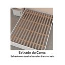 Ver imagem 4 de Cama de Casal Pedra Azul Plus 1,40 Móveis Rimo Carvalho/Carvalho