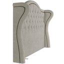 Ver imagem 3 de Cabeceira Cama Box Casal 140 Cm P05 Lisboa Bouclê Creme - Lyam Decor