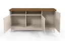 Ver imagem 3 de Buffet Bancada Positano Off-White com Madero Canela