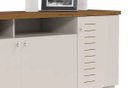 Ver imagem 5 de Buffet Bancada Positano Off-White com Madero Canela