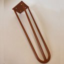 Ver imagem 3 de Kit 04 Pés de Ferro Aço Hairpin Legs 30 Cm Bronze A01 Sofá Móveis Mesa - Inoviza