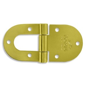 Dobradiça Borboleta N-2 14cm Forsul para Portão, Porteira e Porta Dourada