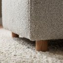 Ver mais imagens de Sofá Chaise Modular Block 74x153 Pes Madeira Boucle Tce 1018 Moll