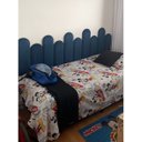 Ver imagem 4 de Cabeceira Modulada Estofada Adesiva Nuvem 1 Módulo 60x20cm Azul