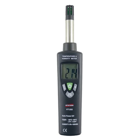 Termo Higrômetro Temperatura -20 Aa 70c Umidade 0 a 100% U.r Ht-260 Portátil