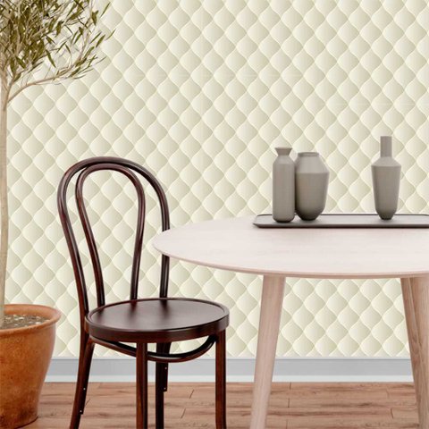 Papel de Parede 3d - Persa 3d a Bege Arte Destaque 3,50 Metros