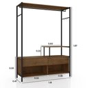Ver imagem 2 de Guarda Roupa 118 cm 2 Gavetas Preto/Demolição