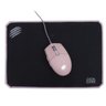 Kit Gamer Combo Arya Mouse 2400Dpi + Mousepad Rosa Mc104 Oex - 1