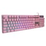eclado Gamer Prismatic Pink Semi MecânicotC205 Oex - 2