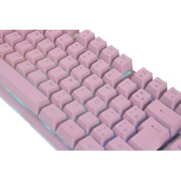 eclado Gamer Prismatic Pink Semi MecânicotC205 Oex - 3