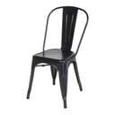 Ver imagem 2 de Kit com 4 Cadeira Tolix Iron Aço Carbono Industrial - Preto Fosco