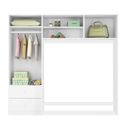 Ver imagem 2 de Guarda-Roupa Infantil 4 Portas 2 Gavetas Ternura Flex Peternella Móveis