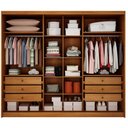Ver imagem 3 de Guarda Roupa Casal Sonetto Plus 3 Portas com Espelho 6 Gavetas Cinamomo Fendi - Novo Horizonte