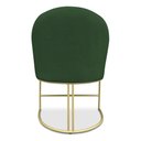 Ver imagem 6 de Kit 04 Cadeiras Poltrona de Jantar Bela Suede Base Metálica Industrial Dourado - Pallazio