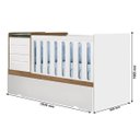 Ver imagem 3 de Berço Mini Cama Multifuncional 5 em 1 Premium Planet Baby