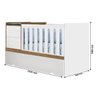 Berço Mini Cama Multifuncional 5 em 1 Premium Planet Baby - 3