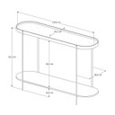 Ver imagem 6 de Buffet Aparador Alamanda Castanho com Nature Pe Dourado - Moveis Jb