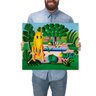 Quadro Decorativo Tarsila do Amaral A Cuca:Médio 53x44cm/Chassi com Borda Infinita - 1