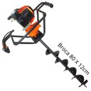 Ver imagem 3 de Perfurador de Solo Vulcan Vps520 Gasolina 2t 52cc Broca 80x12cm Forte Ideal para Todos Tipos de