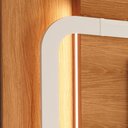 Ver imagem 6 de Estante Home Atlanta para Tv até 75” com Led Cantos Arredondados Pés de Ferro Design Moderno