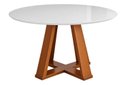 Ver imagem 6 de Conjunto de Jantar Viena - Mesa Redonda D1200 + 4 Cadeiras Viena C101