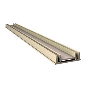 Grelha Invisível Oculta Rebaixada com Caixilho Bege 100x8cm G.D.A. INDUSTRIA E DISTRIBUIDORA DE FUND