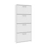 Sapateira Organizadora Vertical Anne 04 Portas Branco Quarto Mira Rack - 1