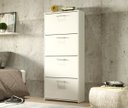 Ver imagem 2 de Sapateira Organizadora Vertical Anne 04 Portas Branco Quarto Mira Rack