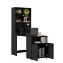 Ver imagem 4 de Mesa com Estante Escritório Veneza Preto
