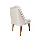 Ver imagem 3 de Cadeira Paris Suede Bege com Tachas - Dominic Decor