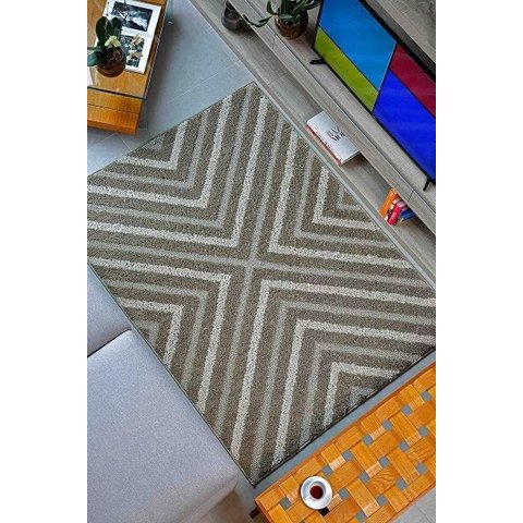 Tapete Sala Relevo Jazz Trigo 1,00 x 1,50 des 3 Antider.