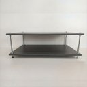 Ver imagem 2 de Mesa Centro Chumbo Mdf Sala Mesinha Sofa Madeira Industrial Moderna Retangular Pequena Retangular