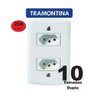 Kit 10 Tomadas Duplas Tramontina 20A - 2