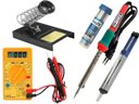 Ver imagem 1 de Kit Solda Multímetro+ Ferro+ Sugador + Suporte+ Solda em fio - 127V 60W