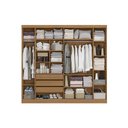 Ver imagem 5 de Guarda Roupa Casal 4PORTAS 3GAVETAS T591 Offwhite Kappesberg