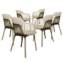 Ver imagem 1 de Kit 6 Cadeiras de Jantar Design Marcela Fendi com Estofado