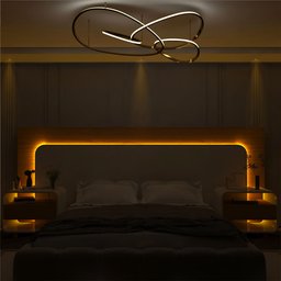 Cabeceira com Led e Mesa de Cabeceira 140/160/195 Innova Naturale Off White - Gelius - 4