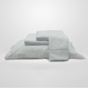 Ver imagem 2 de Jogo de Cama Lençol 400 Fios Casal P. Palito 4 Pçs Branco Casa Dona