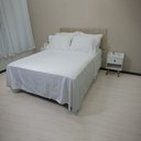 Ver imagem 3 de Jogo de Cama Lençol 400 Fios Casal P. Palito 4 Pçs Branco Casa Dona