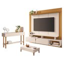 Ver imagem 1 de Home Suspenso Zenith Off White Cinamomo com Mesa de Centro Liz e Aparador Fiero Off White - Hb Mó