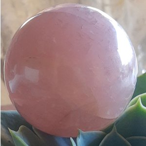 BOLA - QUARTZO ROSA CRISTAL QUARTZO ROSA