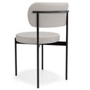 Ver imagem 7 de Kit 02 Cadeiras Estofadas para Sala de Jantar Louvre L02 Bouclê Cru - Lyam Decor