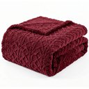 Ver imagem 1 de Manta Alto Relevo Queen Decorativa - Marsala