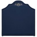 Ver imagem 6 de Kit Cabeceira E Calçadeira Solteiro P02 90cm Azul Marinho